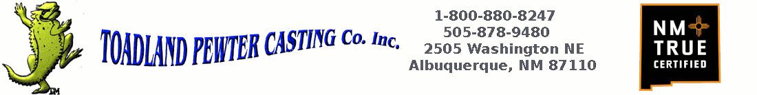 Toadland Pewter Casting, Inc. Toadland Pewter Casting, Inc.
